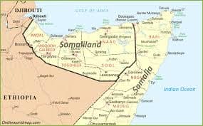 Map of Somaliland
